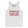 There's No Place Like Portland Men/Unisex Tank Top-White-Allegiant Goods Co. Vintage Sports Apparel