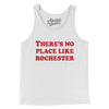 There's No Place Like Rochester Men/Unisex Tank Top-White-Allegiant Goods Co. Vintage Sports Apparel