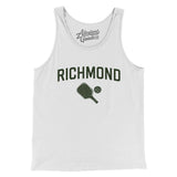 Richmond Pickleball Men/Unisex Tank Top-White-Allegiant Goods Co. Vintage Sports Apparel