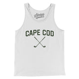 Cape Cod Golf Men/Unisex Tank Top-White-Allegiant Goods Co. Vintage Sports Apparel