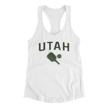 Utah Pickleball in White Color