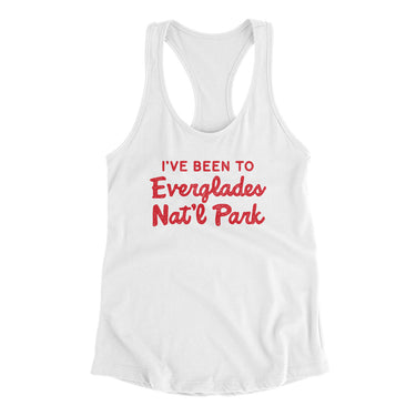I've Been To Everglades National Park Women's Racerback Tank-Allegiant Goods Co. Vintage Sports Apparel