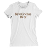 New Orleans Beer Women's T-Shirt-White-Allegiant Goods Co. Vintage Sports Apparel