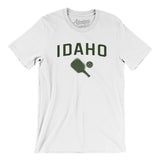 Idaho Pickleball Men/Unisex T-Shirt-White-Allegiant Goods Co. Vintage Sports Apparel