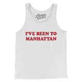I've Been To Manhattan Men/Unisex Tank Top-White-Allegiant Goods Co. Vintage Sports Apparel