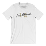 New Orleans La Overprinted Men/Unisex T-Shirt-Allegiant Goods Co. Vintage Sports Apparel