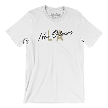 New Orleans La Overprinted Men/Unisex T-Shirt-Allegiant Goods Co. Vintage Sports Apparel