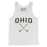 Ohio Golf Men/Unisex Tank Top-White-Allegiant Goods Co. Vintage Sports Apparel