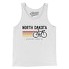 North Dakota Cycling Men/Unisex Tank Top-White-Allegiant Goods Co. Vintage Sports Apparel
