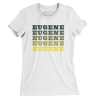 Eugene Repeat Women's T-Shirt-Allegiant Goods Co. Vintage Sports Apparel