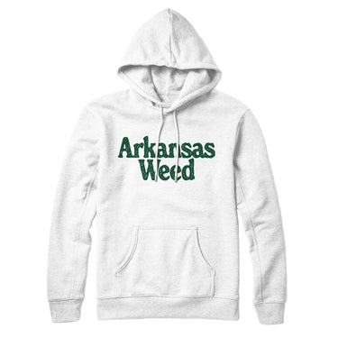 Arkansas Weed Hoodie-Allegiant Goods Co. Vintage Sports Apparel