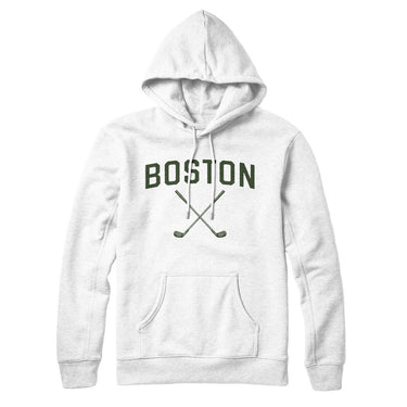 Boston Golf Hoodie-White-Allegiant Goods Co. Vintage Sports Apparel