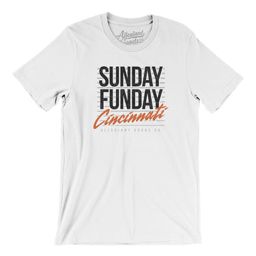 Sunday Funday Cincinnati Men/Unisex T-Shirt-Allegiant Goods Co. Vintage Sports Apparel