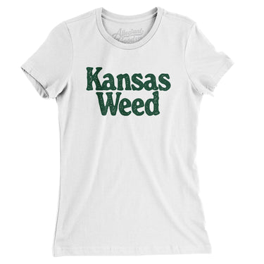 Kansas Weed Women's T-Shirt-Allegiant Goods Co. Vintage Sports Apparel