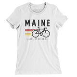 Maine Cycling Women's T-Shirt-Allegiant Goods Co. Vintage Sports Apparel