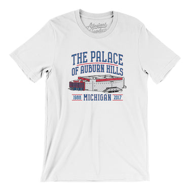 The Palace Of Auburn Hills Men/Unisex T-Shirt-Allegiant Goods Co. Vintage Sports Apparel