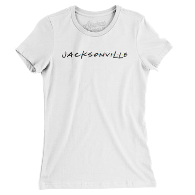 Jacksonville Friends Women's T-Shirt-White-Allegiant Goods Co. Vintage Sports Apparel