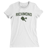 Richmond Pickleball Women's T-Shirt-White-Allegiant Goods Co. Vintage Sports Apparel
