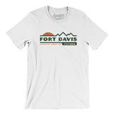 Fort Davis Mountain Sunset Men/Unisex T-Shirt-White-Allegiant Goods Co. Vintage Sports Apparel