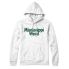 Mississippi Weed Hoodie-White-Allegiant Goods Co. Vintage Sports Apparel