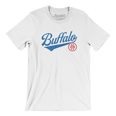 Buffalo Vintage Script Men/Unisex T-Shirt-Allegiant Goods Co. Vintage Sports Apparel
