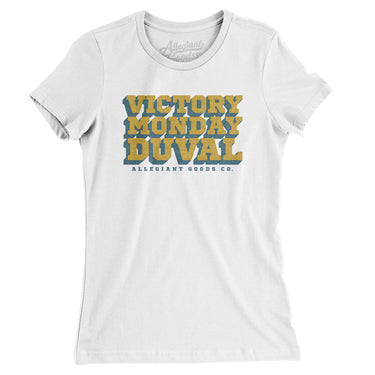 Victory Monday Duval Women's T-Shirt-Allegiant Goods Co. Vintage Sports Apparel