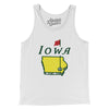 Iowa Golf Men/Unisex Tank Top-White-Allegiant Goods Co. Vintage Sports Apparel