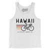 Hawaii Cycling Men/Unisex Tank Top-White-Allegiant Goods Co. Vintage Sports Apparel
