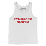 I've Been To Memphis Men/Unisex Tank Top-White-Allegiant Goods Co. Vintage Sports Apparel