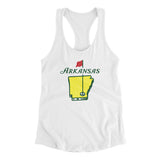 Arkansas Golf Women's Racerback Tank-Allegiant Goods Co. Vintage Sports Apparel