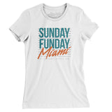 Sunday Funday Miami Women's T-Shirt-Allegiant Goods Co. Vintage Sports Apparel