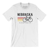 Nebraska Cycling Men/Unisex T-Shirt-White-Allegiant Goods Co. Vintage Sports Apparel