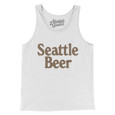 Seattle Beer Men/Unisex Tank Top-Allegiant Goods Co. Vintage Sports Apparel