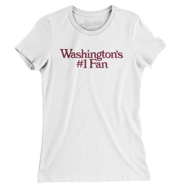 Washington's Number 1 Fan Women's T-Shirt-Allegiant Goods Co. Vintage Sports Apparel