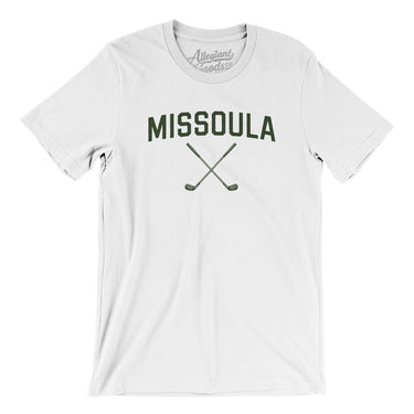 Missoula Golf Men/Unisex T-Shirt-White-Allegiant Goods Co. Vintage Sports Apparel