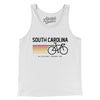 South Carolina Cycling Men/Unisex Tank Top-White-Allegiant Goods Co. Vintage Sports Apparel