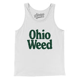 Ohio Weed Men/Unisex Tank Top-White-Allegiant Goods Co. Vintage Sports Apparel