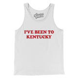 I've Been To Kentucky Men/Unisex Tank Top-White-Allegiant Goods Co. Vintage Sports Apparel