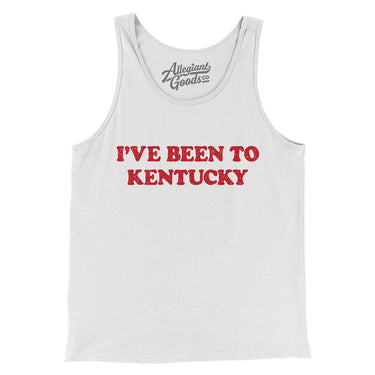 I've Been To Kentucky Men/Unisex Tank Top-White-Allegiant Goods Co. Vintage Sports Apparel