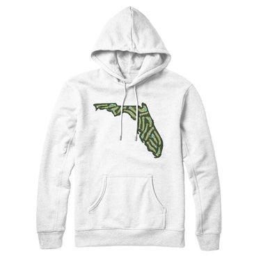 Florida Golf Course Hoodie-White-Allegiant Goods Co. Vintage Sports Apparel