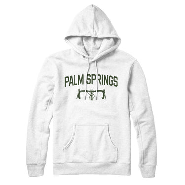 Palm Springs Cycling Hoodie-White-Allegiant Goods Co. Vintage Sports Apparel