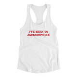 I've Been To Jacksonville Women's Racerback Tank-Allegiant Goods Co. Vintage Sports Apparel