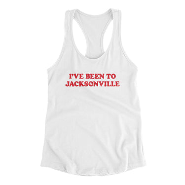 I've Been To Jacksonville Women's Racerback Tank-Allegiant Goods Co. Vintage Sports Apparel