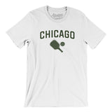 Chicago Pickleball Men/Unisex T-Shirt-White-Allegiant Goods Co. Vintage Sports Apparel