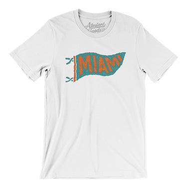 Miami Pennant Men/Unisex T-Shirt-Allegiant Goods Co. Vintage Sports Apparel