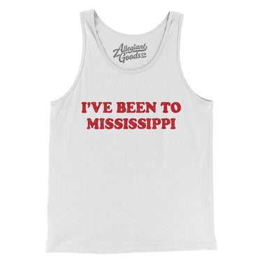 I've Been To Mississippi Men/Unisex Tank Top-Allegiant Goods Co. Vintage Sports Apparel
