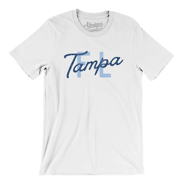 Tampa Fl Overprinted Men/Unisex T-Shirt-Allegiant Goods Co. Vintage Sports Apparel