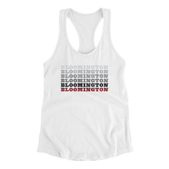 Bloomington Repeat Women's Racerback Tank-Allegiant Goods Co. Vintage Sports Apparel