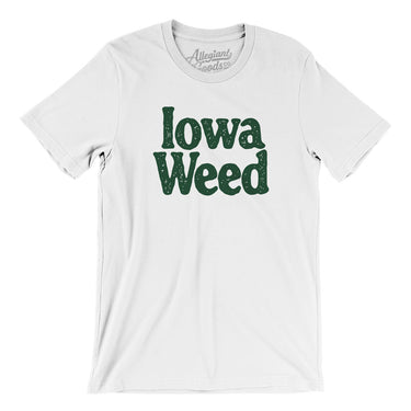 Iowa Weed Men/Unisex T-Shirt-White-Allegiant Goods Co. Vintage Sports Apparel