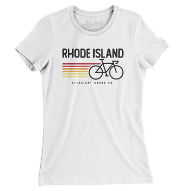 Rhode Island Cycling Women's T-Shirt-Allegiant Goods Co. Vintage Sports Apparel